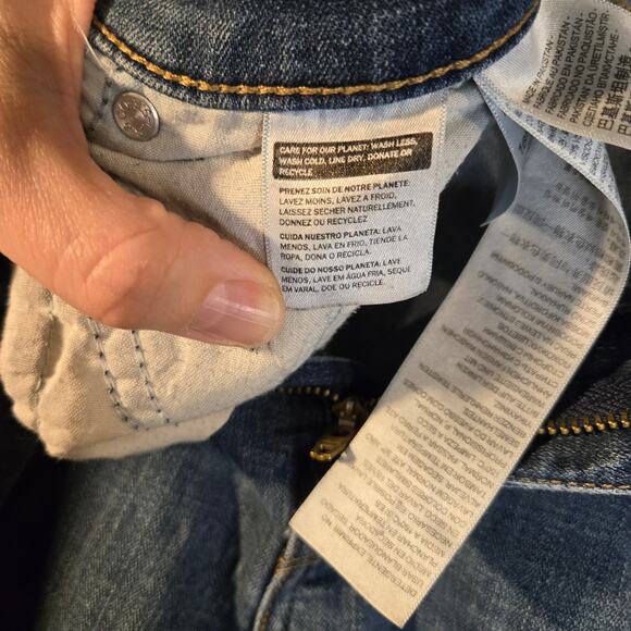 Vintage Y2K Levi Strauss & Co. 16M W33 L32 Blue Classic Bootcut Jeans [0451] - Picture 8 of 12